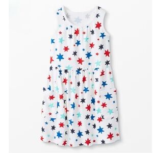 Hanna Andersson Pocket Art Dress Summer Stars 130(US8)